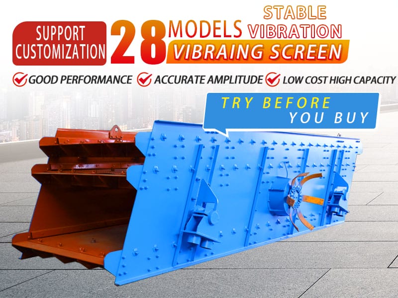 Vibrating screen