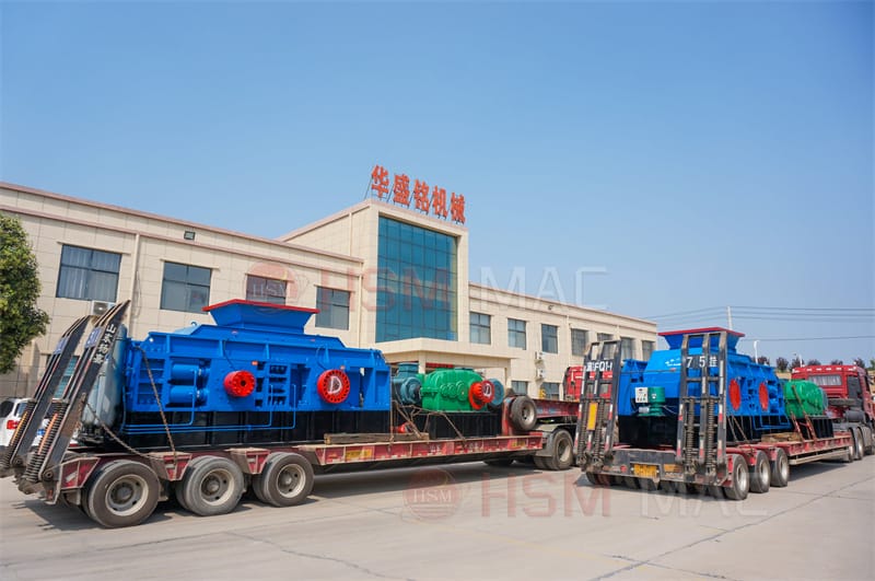 double roll crusher shipping