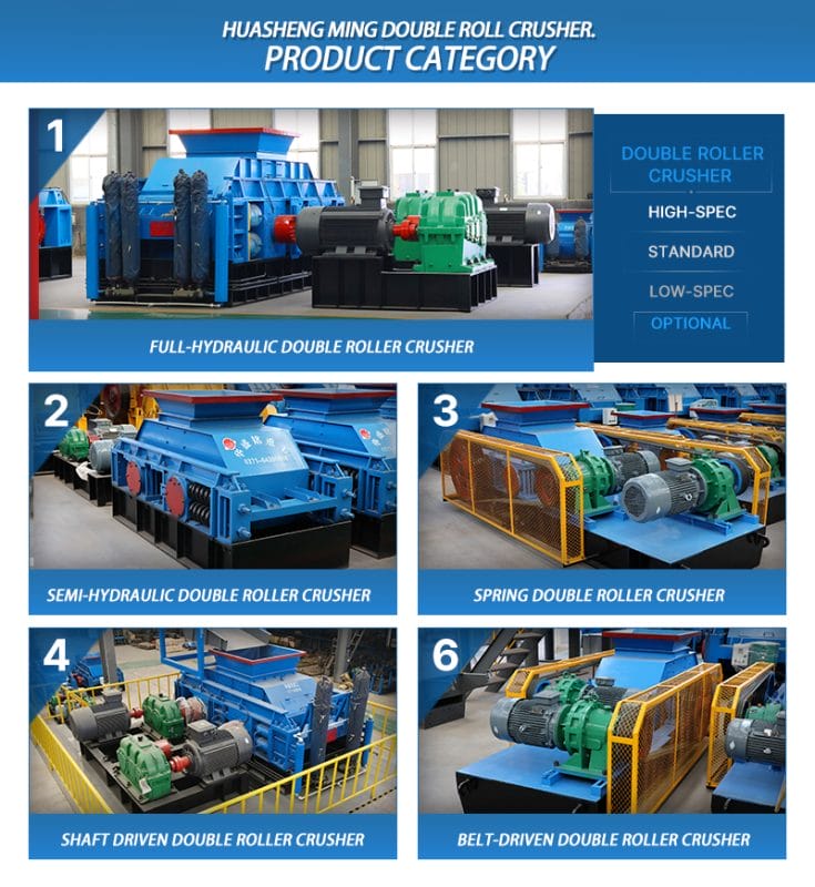 all kinds of stone roller crusher
