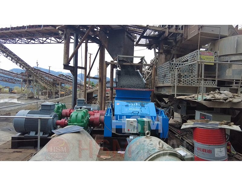 basalt stone crusher production line site