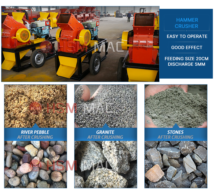 Usage and Application mini stone hammer crusher