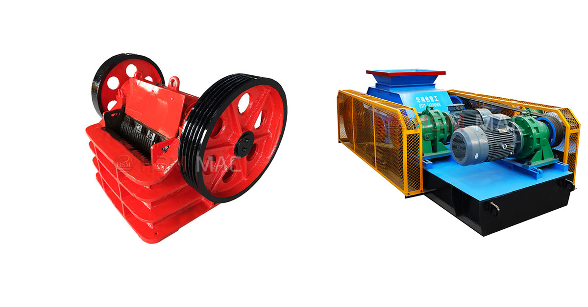 What is the difference between jaw and roll crusher? huashengming