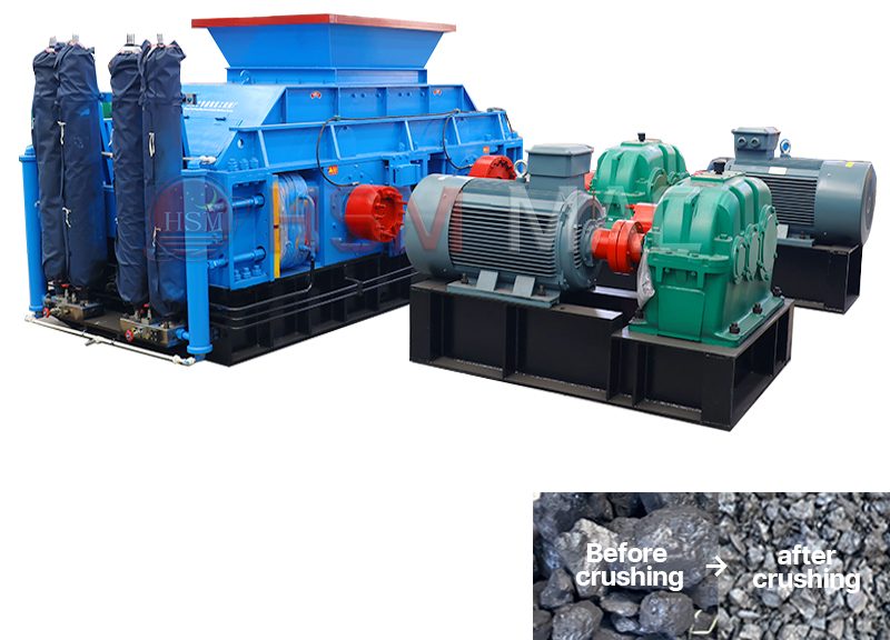 How does a toothed roll crusher work? huashengming