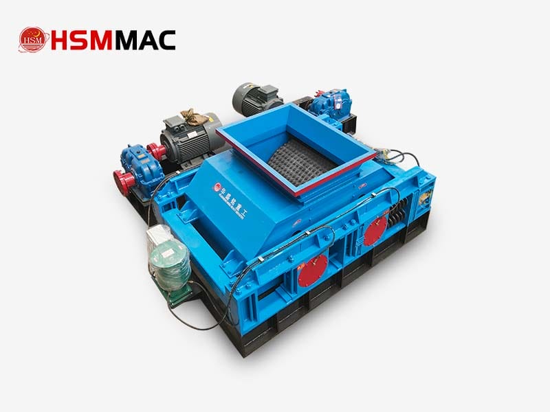 Double-tooth roller crusher