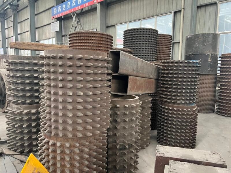High-Chromium Alloy Toothed Roll Close-up