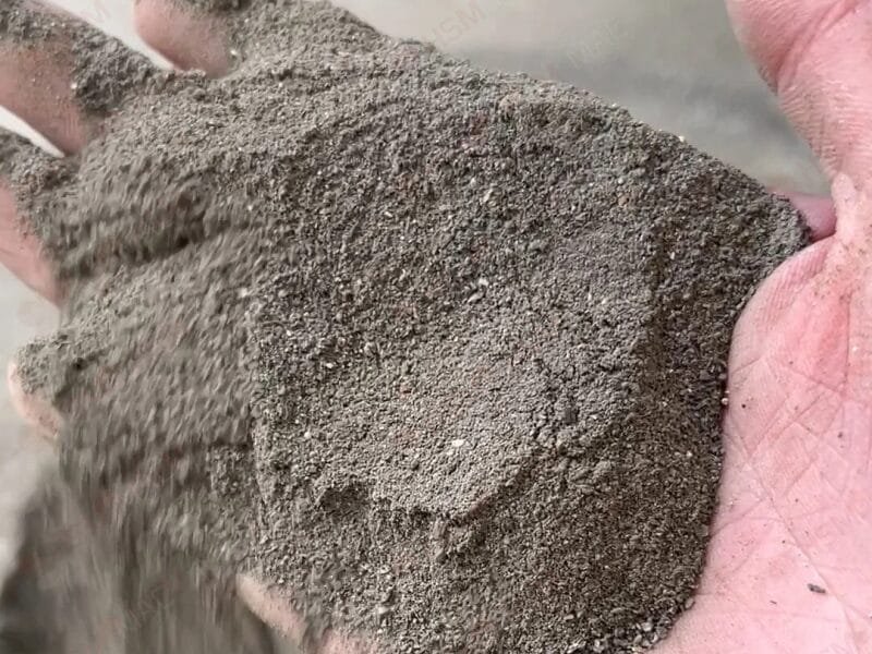 Finished Fine Sand from Slag Roll Crusher Finished Fine Sand from Slag Roll Crusher